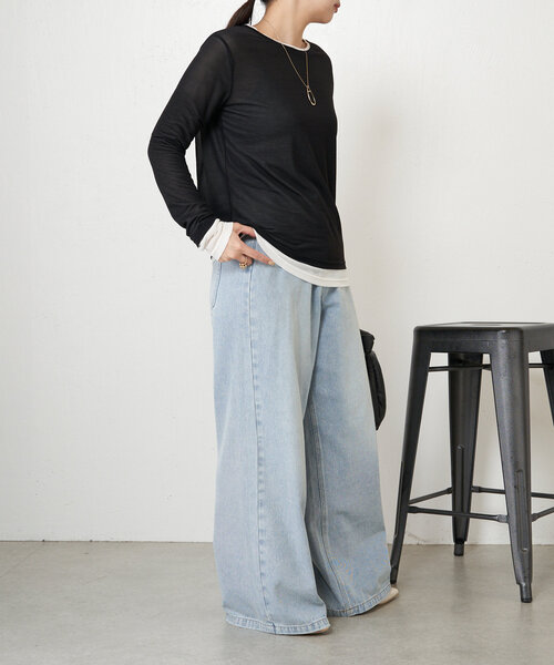 oaf シアーロンT 2枚セット Jena espace merveilleux tシャツ 2セットシアーロンT2