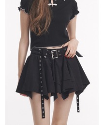 jouetie スカート アシメヘムベルテッドミニスカート 夏服