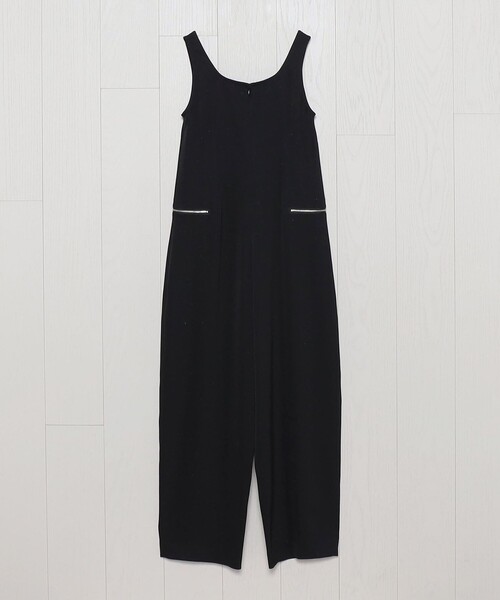 H BEAUTY & YOUTHユナイテッドアローズ　オールインワン　黒 H BEAUTY&YOUTH UNITED ARROWS オールインワン 「H」ツイル