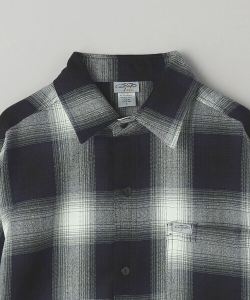 90s Caltop オンブレ チェック シャツ XXL ブラック×グレー 楽天市場】【再入荷】caltop キャルトップ 長袖 オンブレ