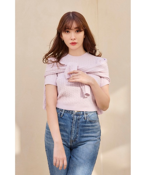 Her lip to ニット セーター Essential Cable Knit Set