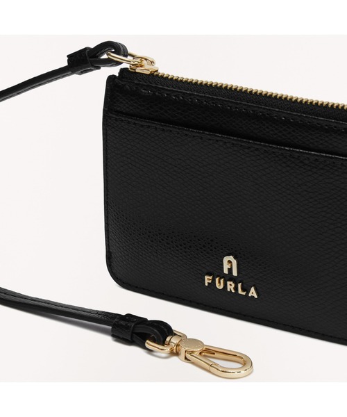 FURLA パスケース CAMELIA S ZIPPED CARD CASE W/STRAP