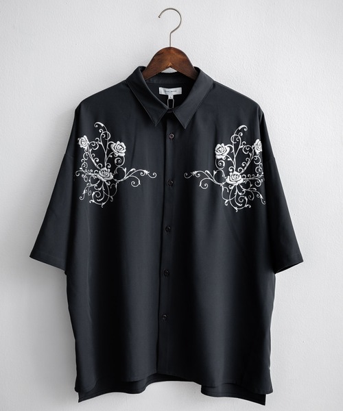 Rocky Monroe シャツ 接触冷感オーバーサイズ ストレッチ