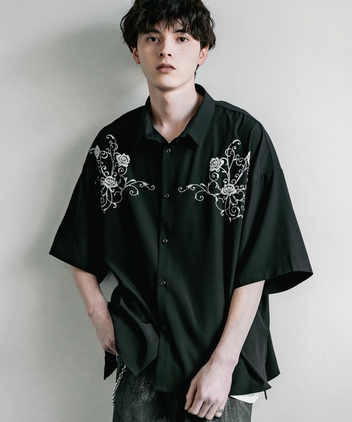 A15908 美品 オーラリー 21ss リップストップシャンブレー半袖シャツ1 A15908 美品 オーラリー 21ss リップストップシャンブレー半袖