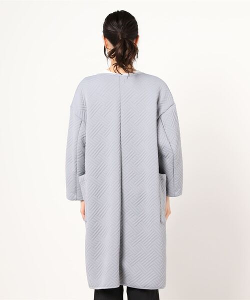 BEAUTY＆YOUTH UNITED ARROWS ノーカラーコート - ブルー レディース