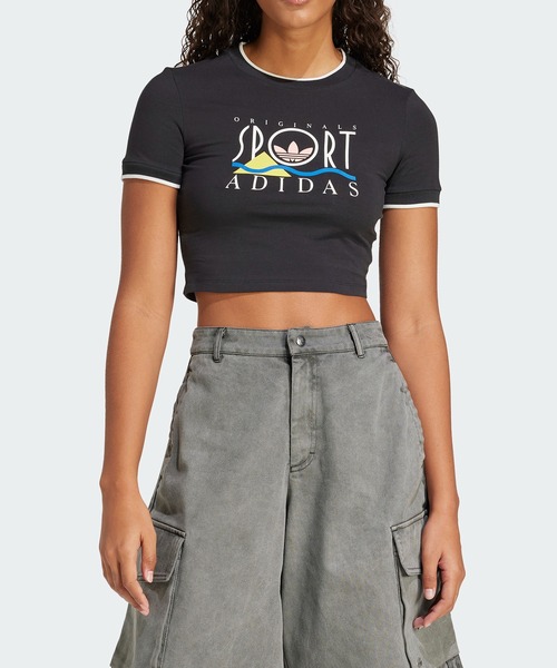正品★adidas アドベンチャーバタフライポケット半袖Tシャツ 2457-1081-