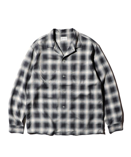 TOWNCRAFT シャツ / タウンクラフト 60S OMBRE PLAID RAYON SHIRT MADE 
