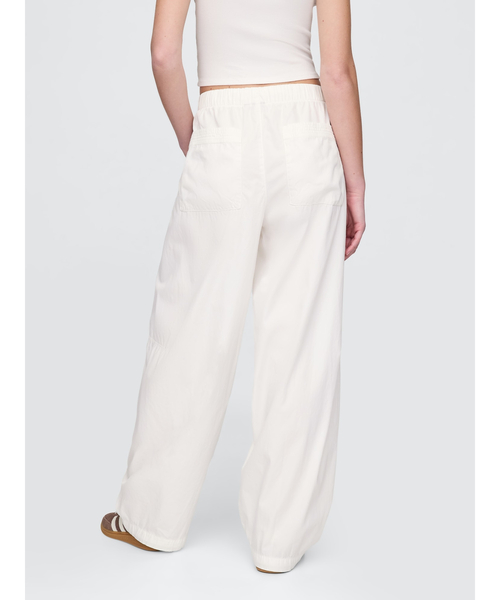 GAP XS ローライズ バレル パラシュートパンツ　新品タグ付き GAP パンツ ミッドライズ バレル パラシュートパンツ レディース