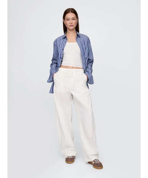 GAP XS ローライズ バレル パラシュートパンツ　新品タグ付き Gap公式オンラインストア | ミッドライズ バレル パラシュートパンツ