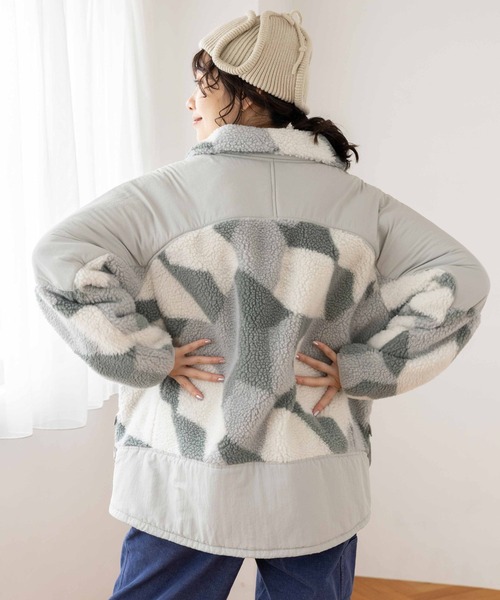 「niko and...」 ブルゾン LARGE クリーム レディース_画像4