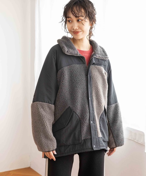 「niko and...」 ブルゾン LARGE クリーム レディース_画像9