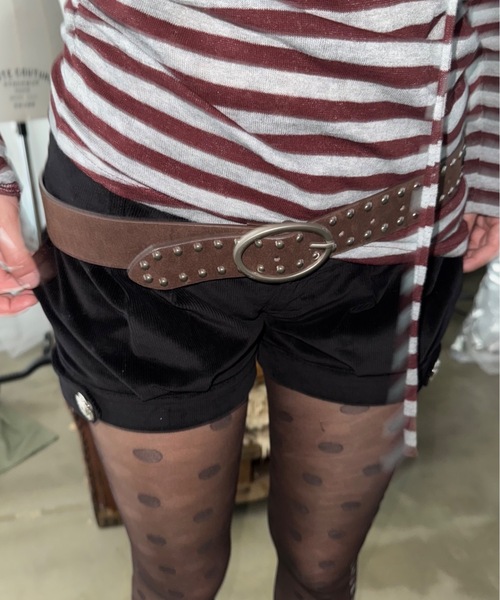 SHAGGIE（シャギー） パンツ マイクロミニコーデュロイショートパンツ