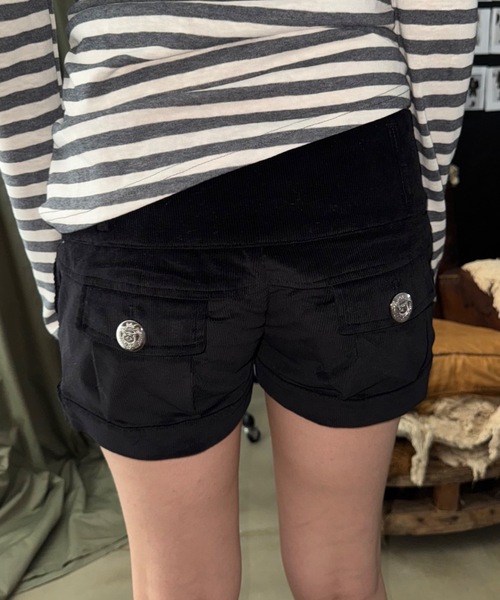 SHISHIKUI コーデュロイショートパンツ Sブラック SHISHIKUI コーデュロイショートパンツ S ブラック shishikui】シシ