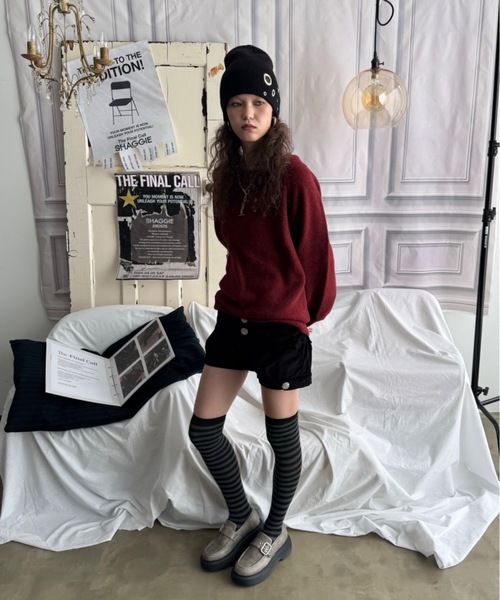 SHAGGIE（シャギー） パンツ マイクロミニコーデュロイショートパンツ