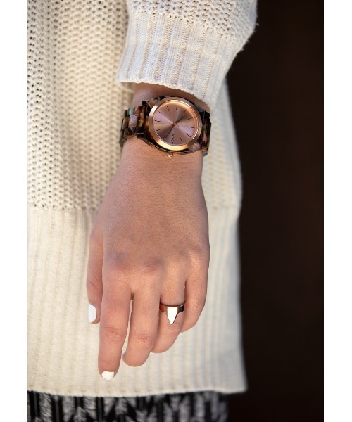 「NIXON」 アナログ腕時計 ONE SIZE ピンクゴールド メンズ | NIXON