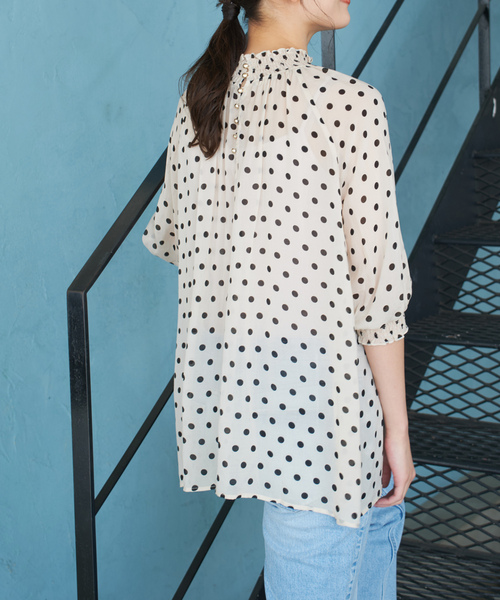 「Spick & Span」 7分袖ブラウス FREE オートミール レディース