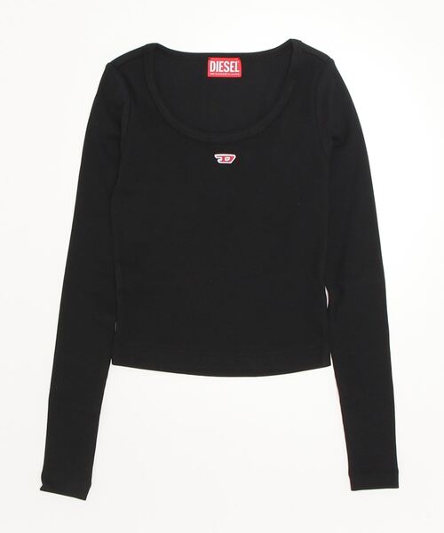 「DIESEL」 長袖カットソー MEDIUM ブラック レディース