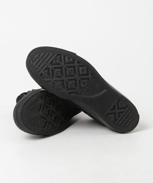 「CONVERSE」 ハイカットスニーカー 24.5cm ブラック レディース