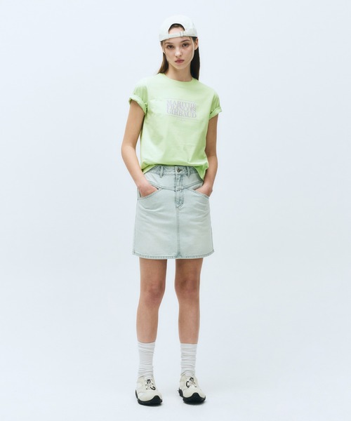 MARTHE FRANCOIS GIRBAUD　デニムスカート MARITHE + FRANCOIS GIRBAUD スカート W DENIM SKIRT : ZOZOTOWN