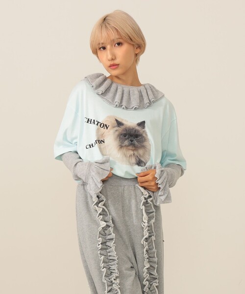 tシャツ CHATON ルビー Tシャツ レディース
