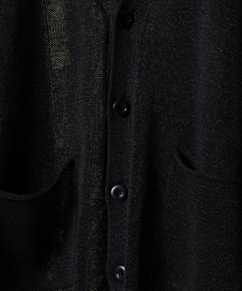 トップ 「NUMBER (N)INE」 ニットカーディガン 2 ブラック メンズ