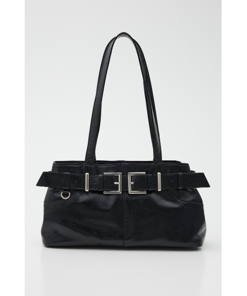 SLY ブラック ショルダーバッグ SLY ショルダーバッグ バッグ F/LEATHER PURSE BAG フェイク