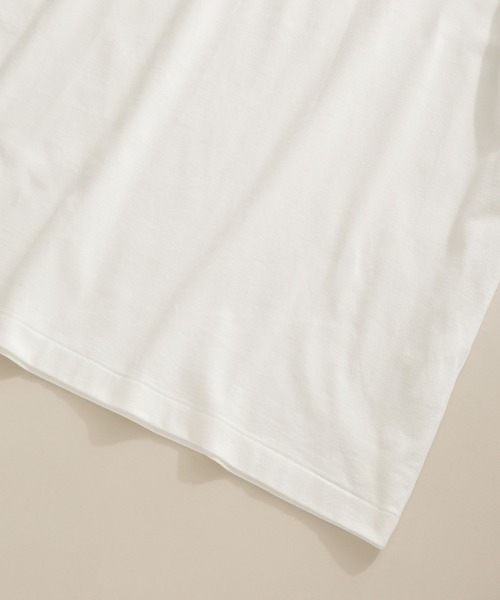 「NANO universe」 半袖Tシャツ M ネイビー メンズ