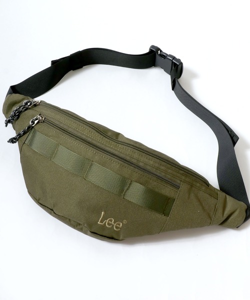 Lee（リー） ウエストポーチ ウエストバッグ 撥水 ロゴ ワンポイント