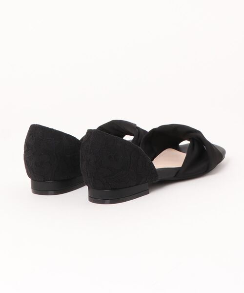 「JELLY BEANS」 フラットサンダル 22.5 ブラック レディース_画像2