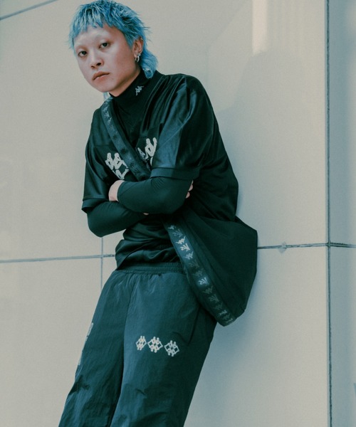 新品タグ付き Kappa カッパ 2点 Kappa（カッパ） tシャツ KOMOREBI×Kappa Mesh TEE メンズ レディース