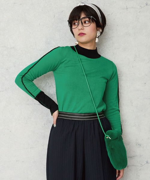 SEV 緑色 セーター JETSET SOLO PLUS（ジェットセットソロプラス） ニット セーター