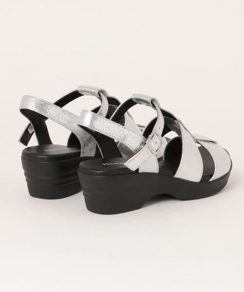 「Piedi Nudi」 ヒールサンダル 37 ブラック レディース_画像2