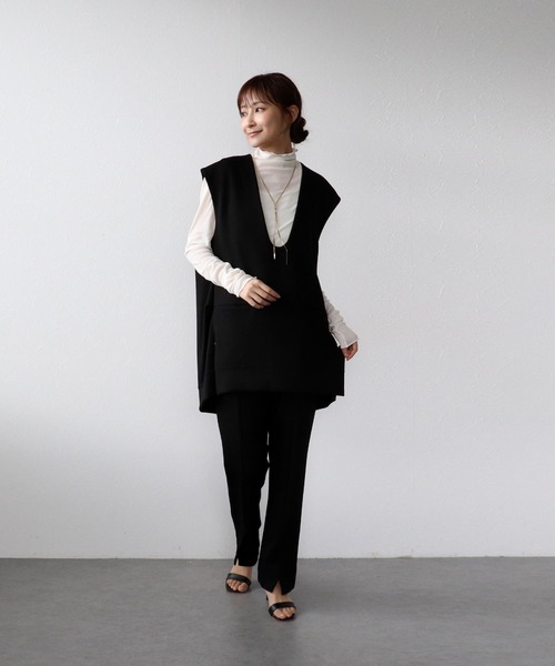 Jines（ジネス） ベスト ジレ ダンボールVベスト「セットアップ可