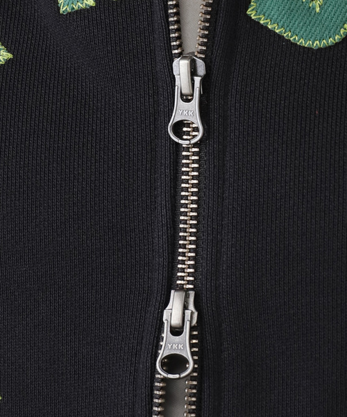 BRAIN DEAD（ブレインデッド） パーカー COLLEGIATE ZIP UP HOODIE