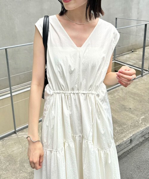 「mystic」 ノースリーブワンピース 0 ブラウン レディース_画像3