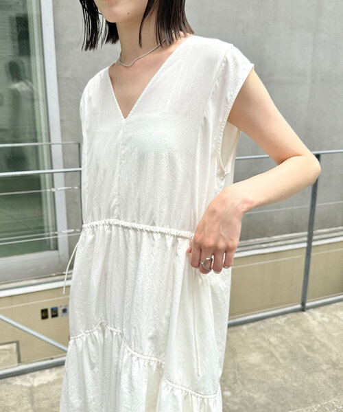 「mystic」 ノースリーブワンピース 0 ブラウン レディース_画像7