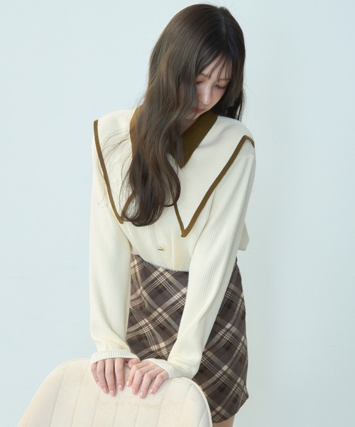 TITTY＆CO.（ティティーアンドコー） 長袖ニット FREE ネイビー