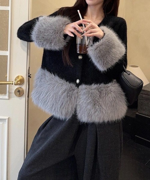 裾ファーコートのおすすめ人気商品一覧 通販 - Yahoo!ショッピング