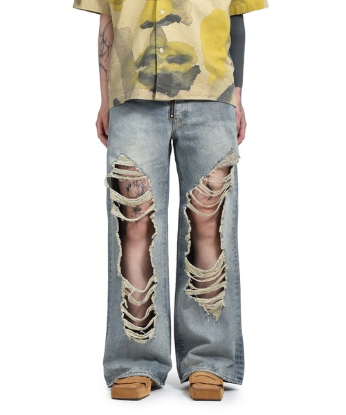 JUN/NAKAYAMA（ジュンナカヤマ） ジーンズ JN RIPPED DENIM メンズ