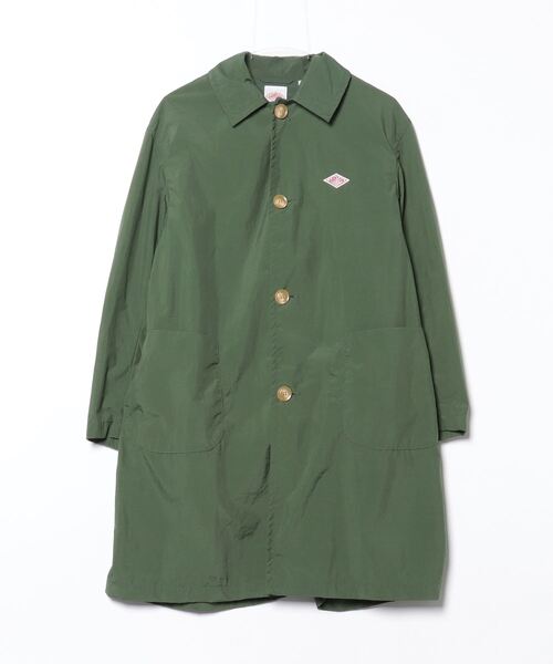 Danton（ダントン） ステンカラーコート 36 グリーン レディース