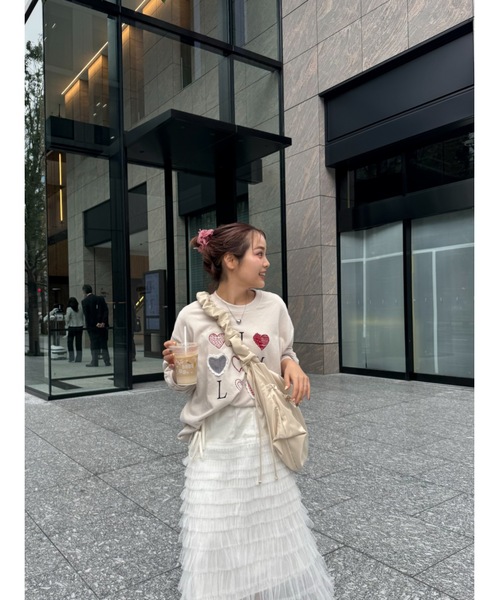 「jumelle」 長袖カットソー FREE アイボリー レディース_画像5