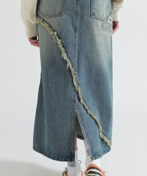 AVIREX（アヴィレックス） デニムスカート WAPPEN DENIM LONG SKIRT