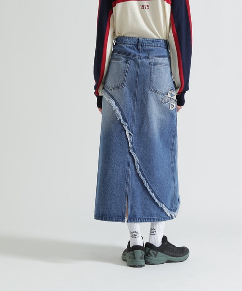 AVIREX（アヴィレックス） デニムスカート WAPPEN DENIM LONG SKIRT 