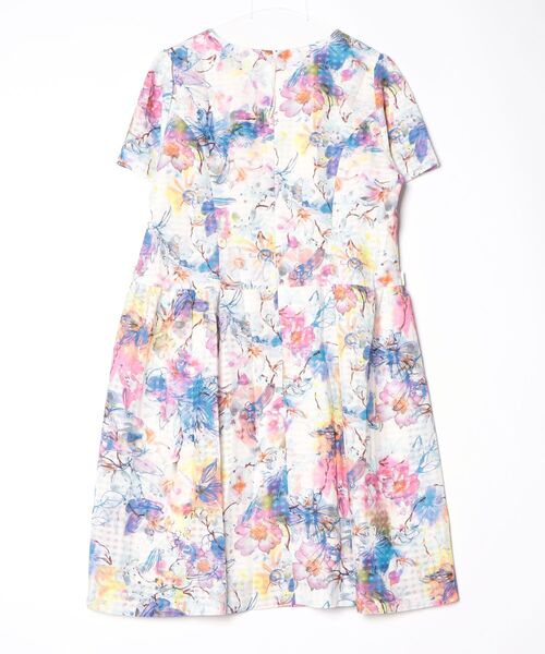 「Rose Tiara」 半袖ワンピース 42 ピンク レディース_1