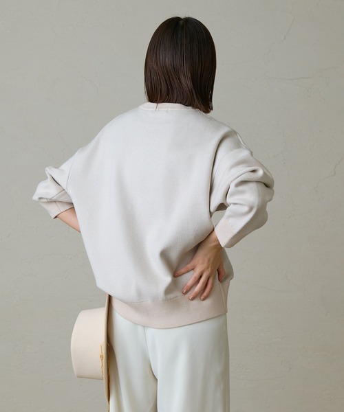「LOUNGEDRESS」 長袖ニット FREE ベージュ レディース_画像4