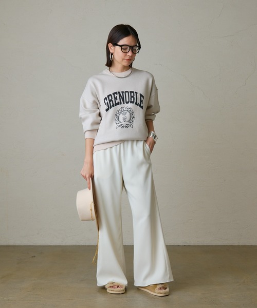 「LOUNGEDRESS」 長袖ニット FREE ベージュ レディース_画像8