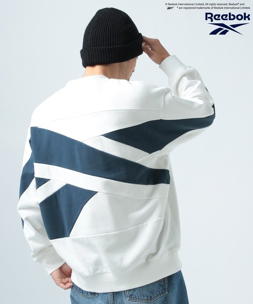 「Reebok」 スウェットカットソー MEDIUM ブラック メンズ_画像5