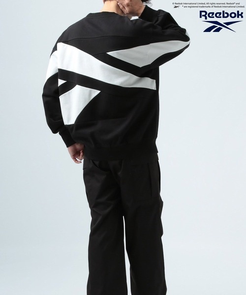 「Reebok」 スウェットカットソー MEDIUM ブラック メンズ_画像8