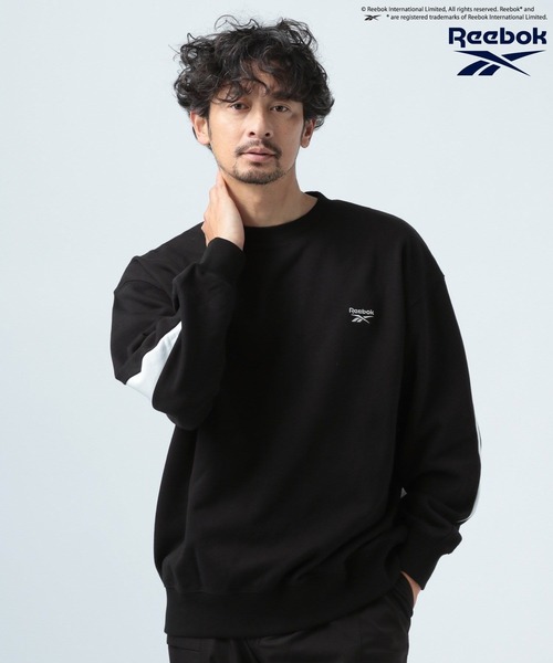 「Reebok」 スウェットカットソー MEDIUM ブラック メンズ_画像9