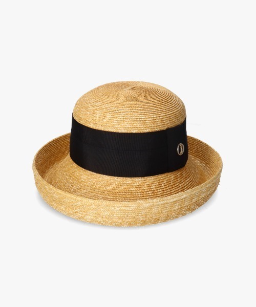 「Chapeau d' O」 ストローハット M/57.5cm ブラック レディース_画像6